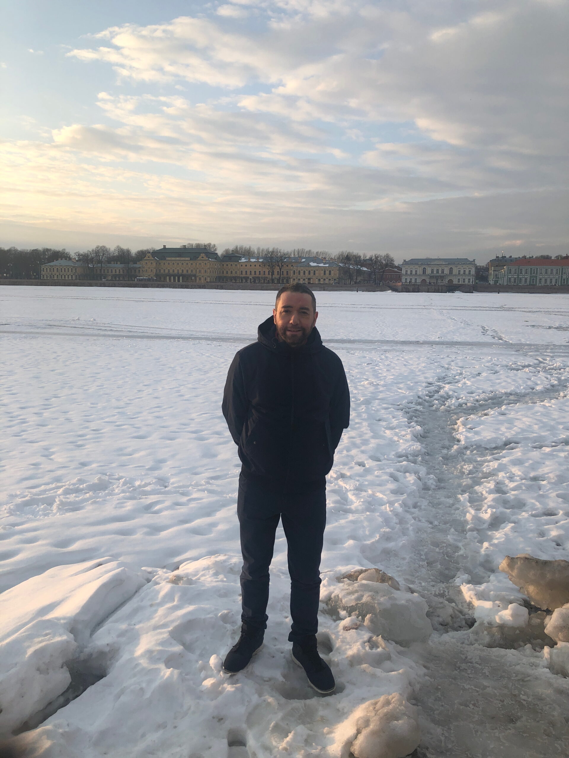 Mickey Mayhew in St Petersburg